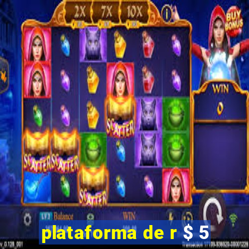 plataforma de r $ 5